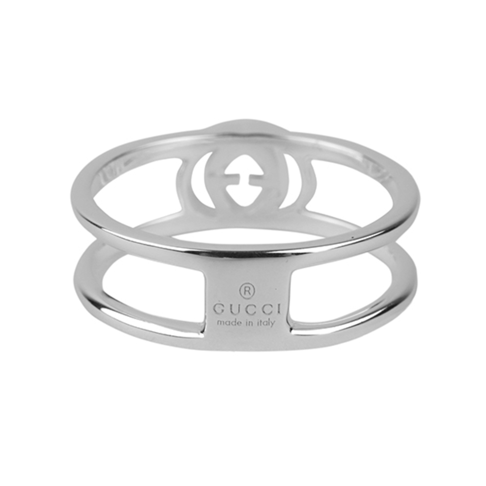 Gucci G Interlocking Ring Silver - image 1